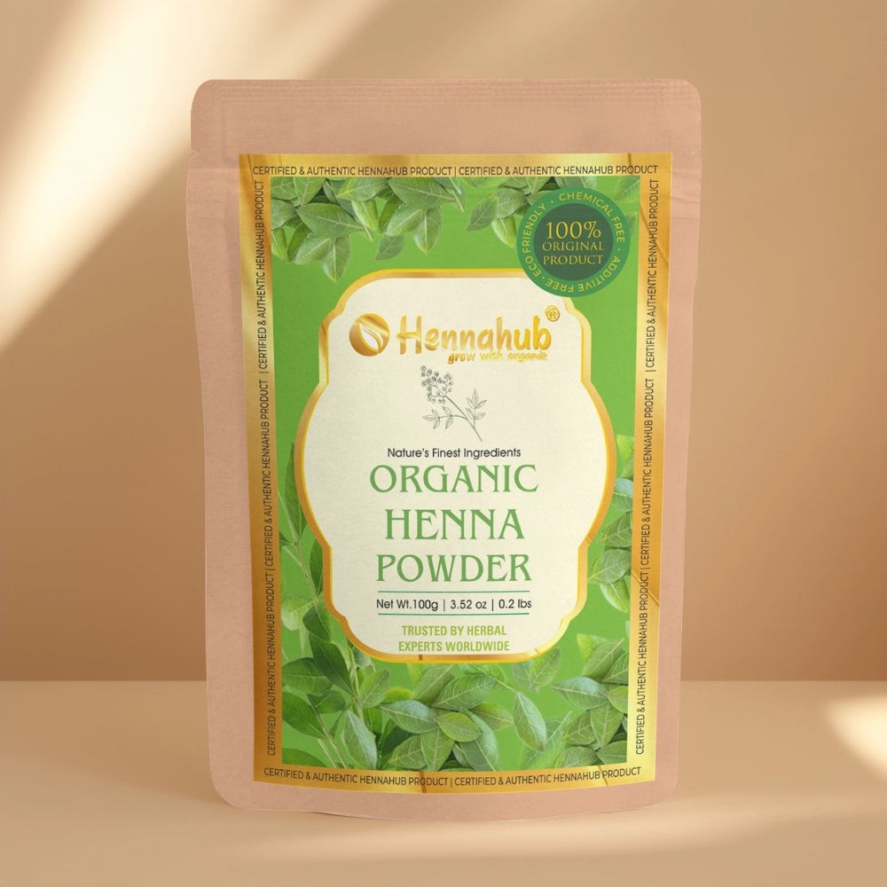 Hennahub Gold Henna Powder for Natural Hair Coloring and Nourishment | Double Filtered 100g