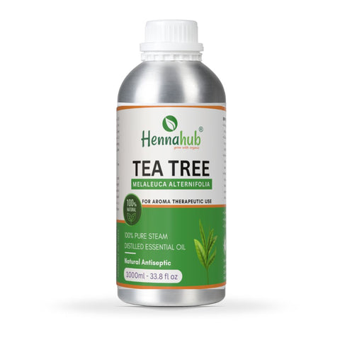 Pure Tea Tree Essential Oil 1000ml Pack, Purity 95% | For Henna Artist