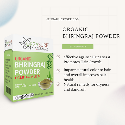Amla, Reetha, Shikakai, Hibiscus, Bhringraj, Henna and Brahmi for Hair Mask - Combo Pack of 7 - Each 200g (Total 1400gm) - hennahubstore